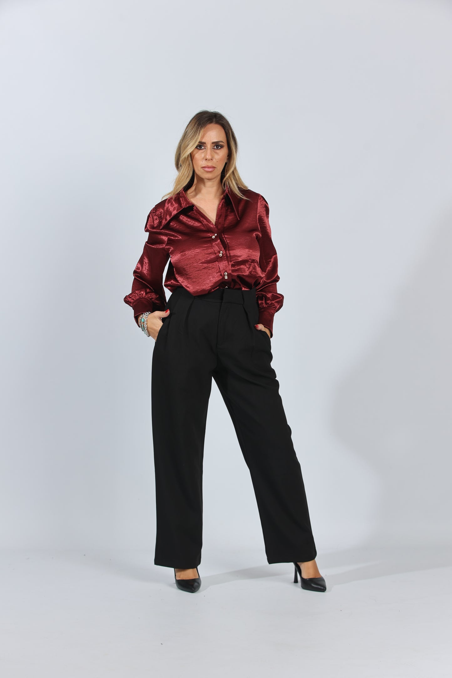 CAMICIA SATIN