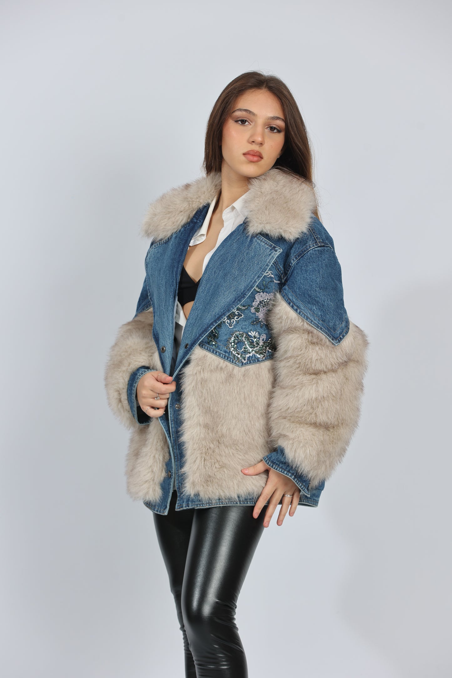 ECO FUR JEANS