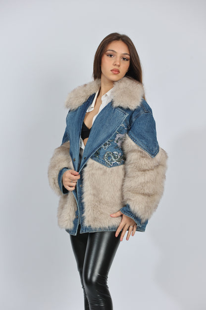 ECO FUR JEANS