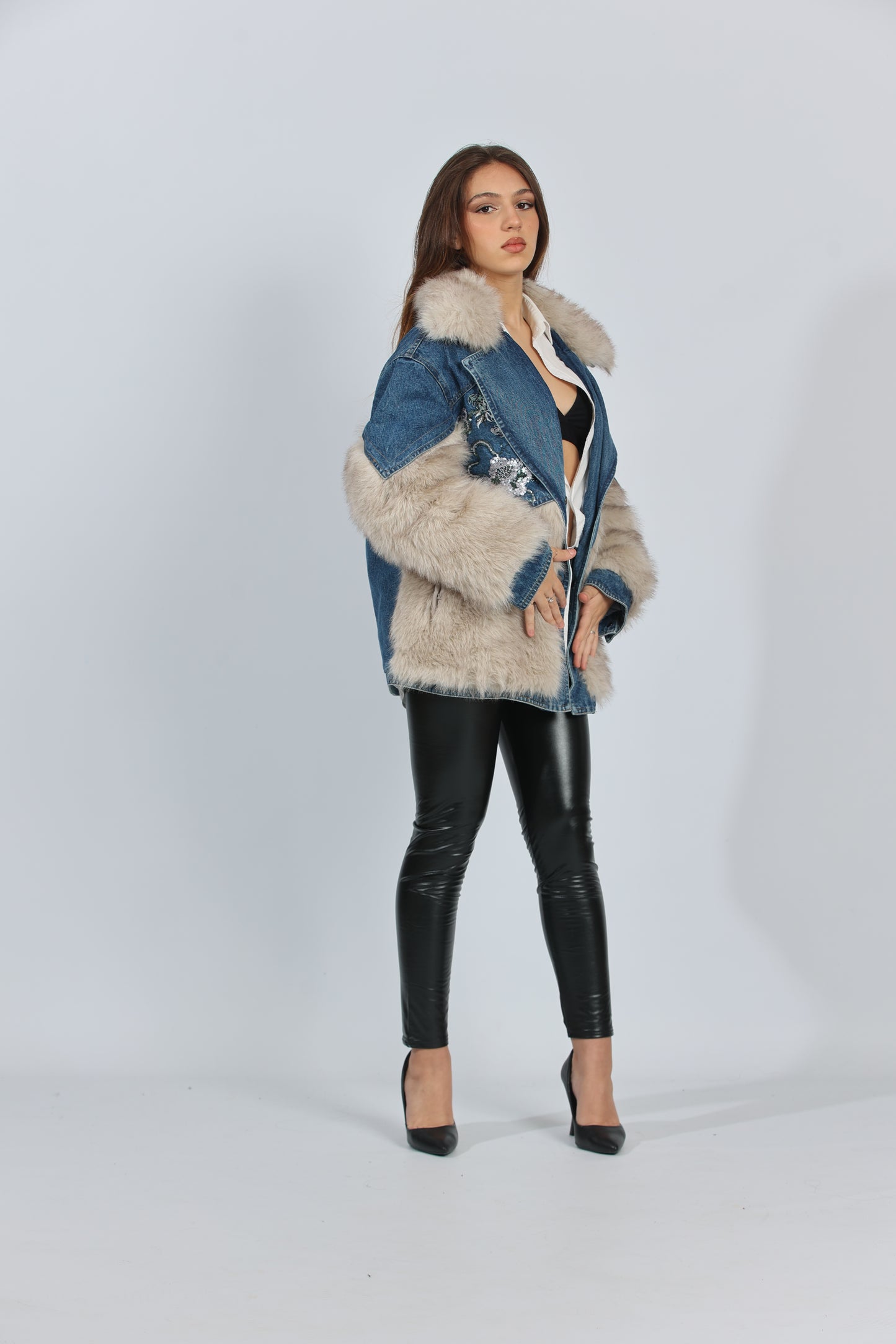 ECO FUR JEANS