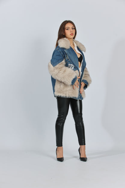 ECO FUR JEANS