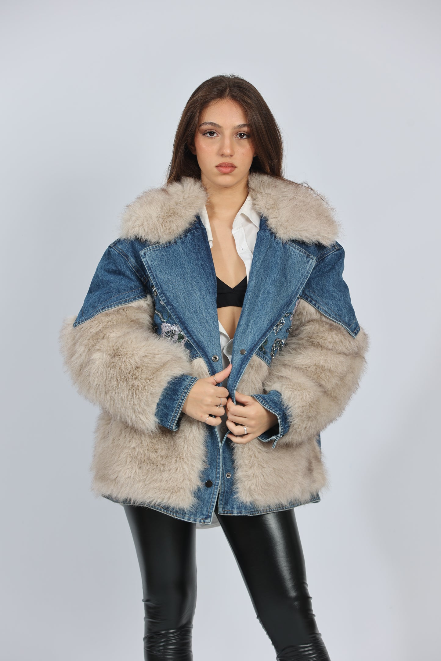 ECO FUR JEANS