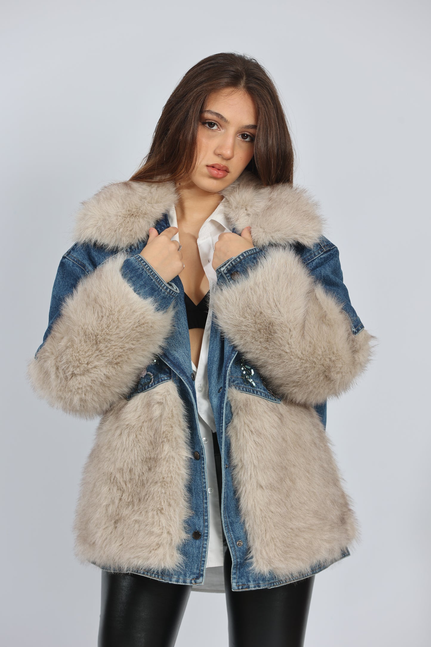ECO FUR JEANS