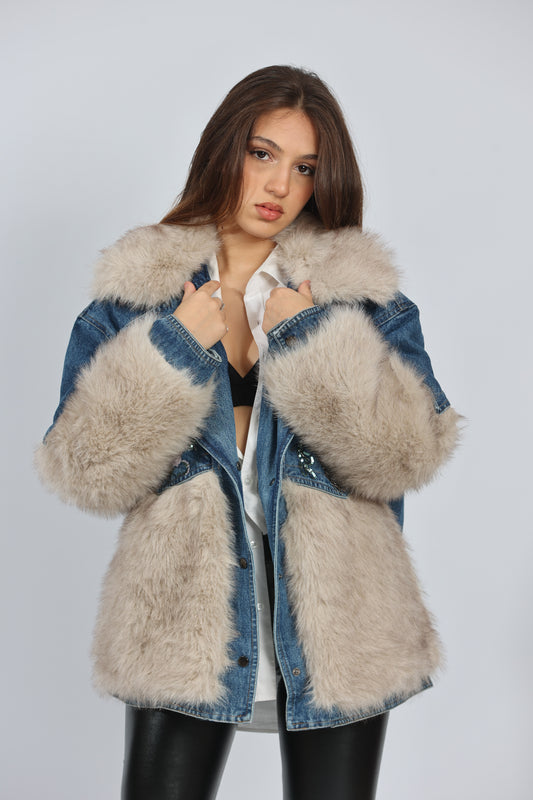 ECO FUR JEANS