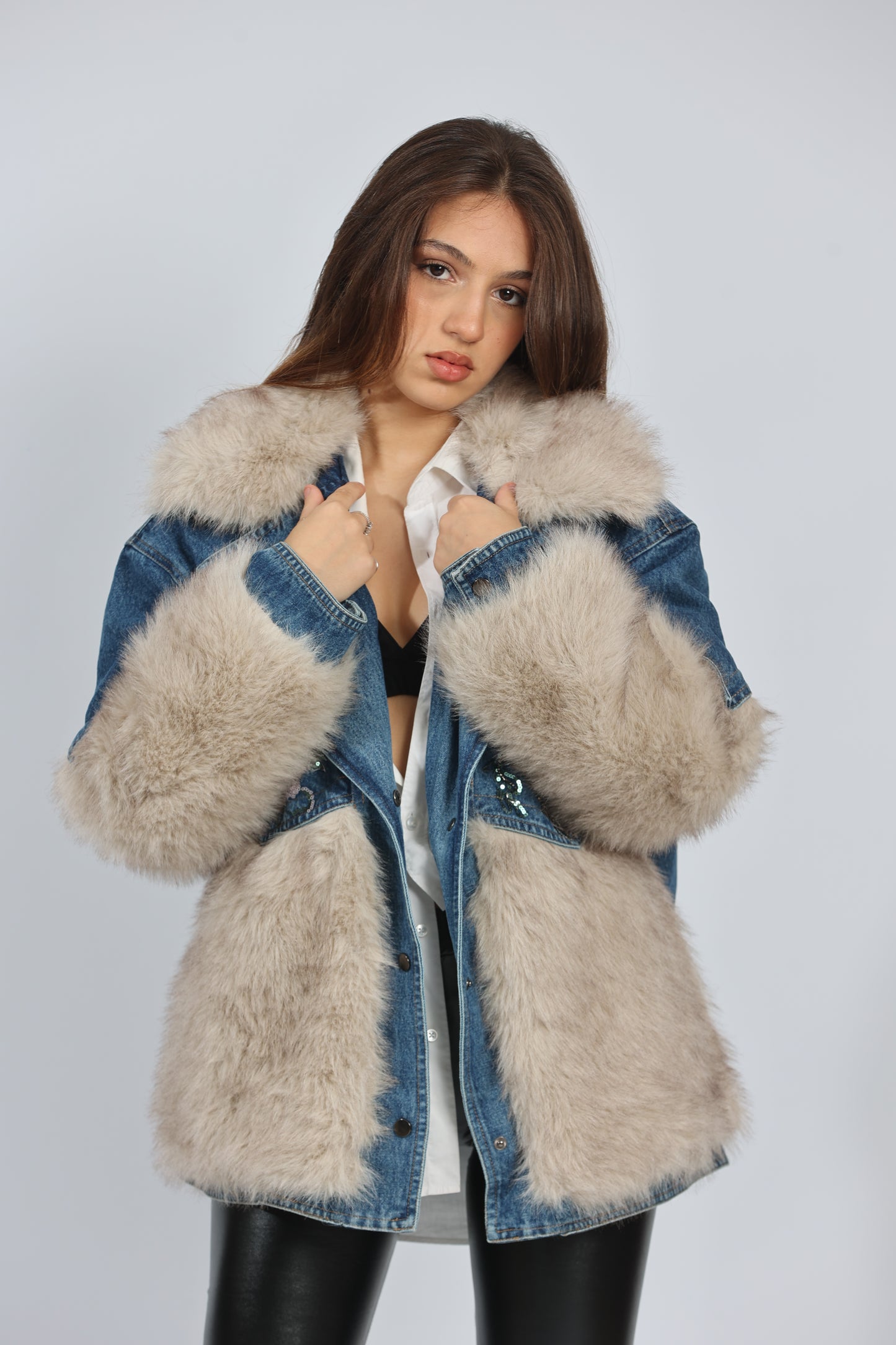 ECO FUR JEANS