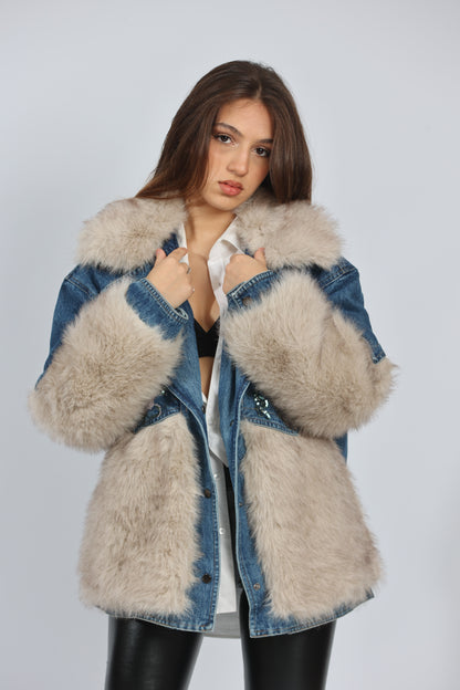 ECO FUR JEANS