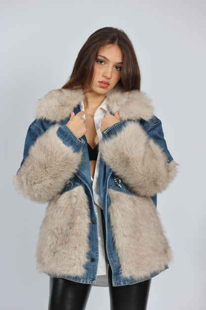 ECO FUR JEANS